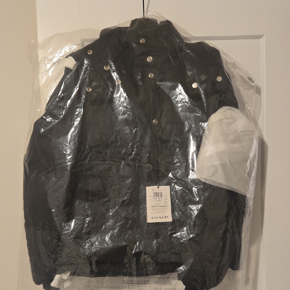 Coach Black Puffer Jacket